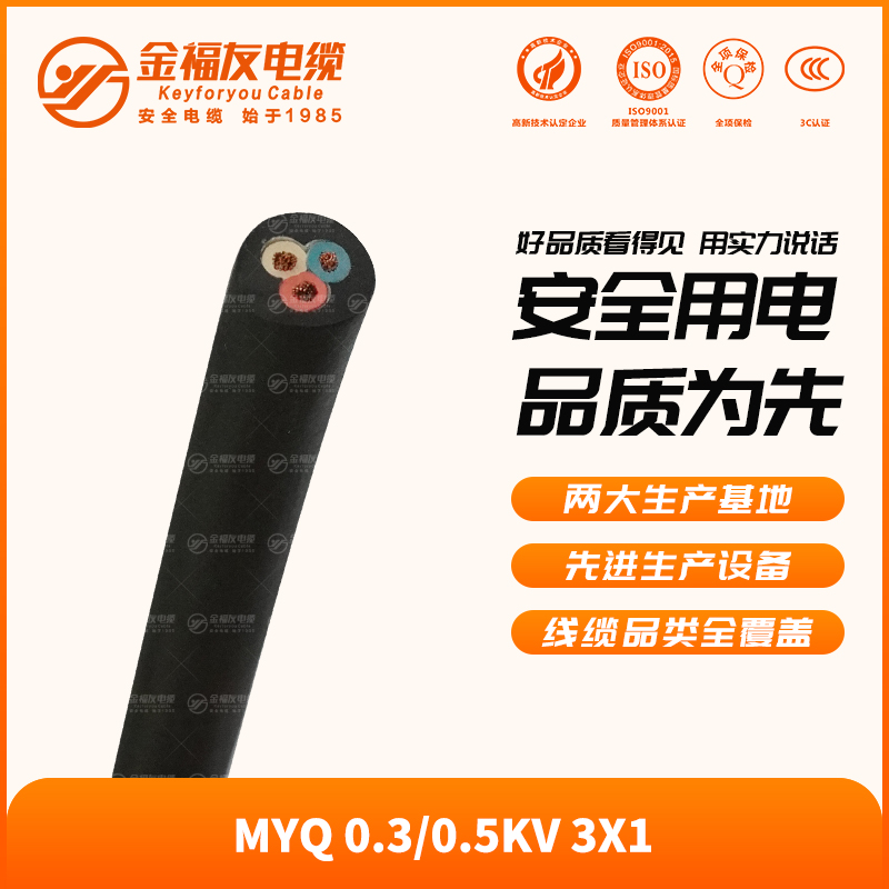 MYQ-0.3-0.5KV-3X1